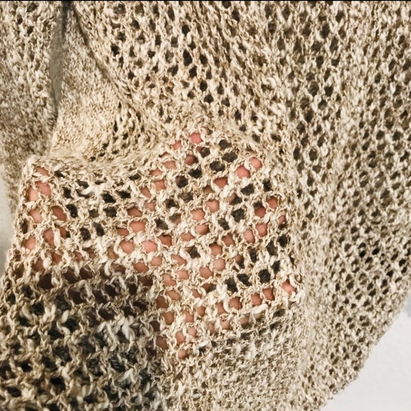 ⭐️🌟NWOT Lafayette 148 Melange Net Stitch Sweater XL - Picture 8 of 10